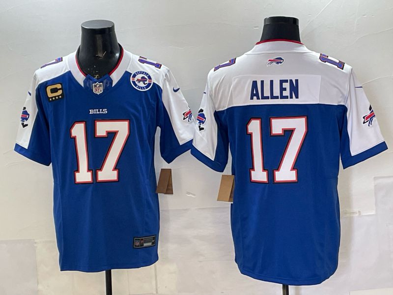 Men 2025 Nike Buffalo Bills #17 Allen Blue Limited NFL Jersey style 01->->NFL Jersey